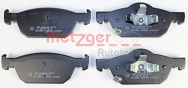 METZGER 1170594 Bremsbelagsatz, Scheibenbremse